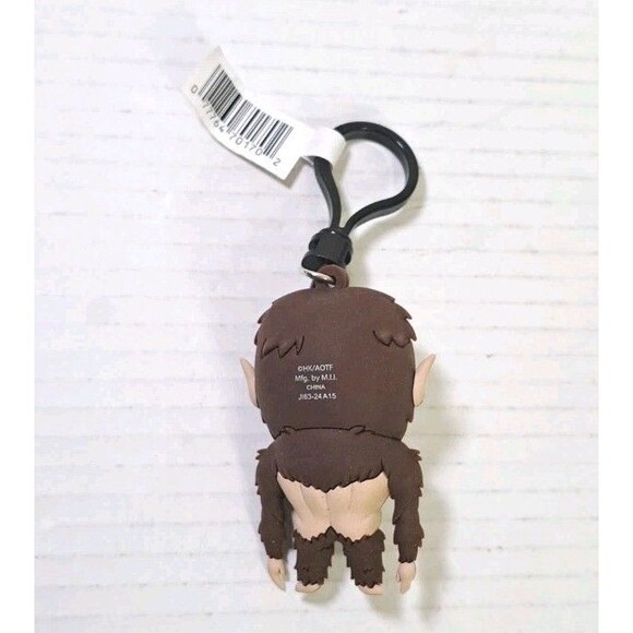 Attack on Titan Monogram Anime  Series 3 Beast Titan Bag Clip Keychain New Open - Picture 2 of 2